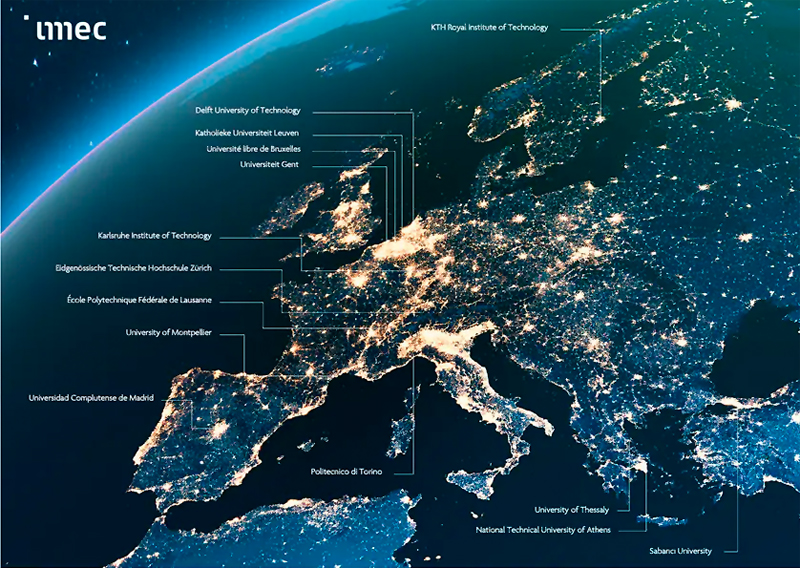  Alongside 26 universities, group will use NanoIC pilot line to improve function and design of “CMOS 2.0” chips. Image: imec.