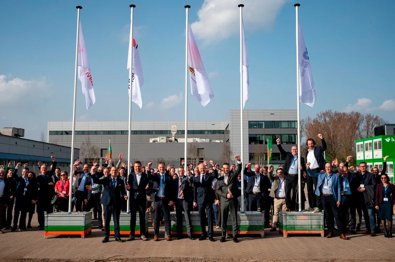Construction of the photonic chip factory commenced on 9 March.
