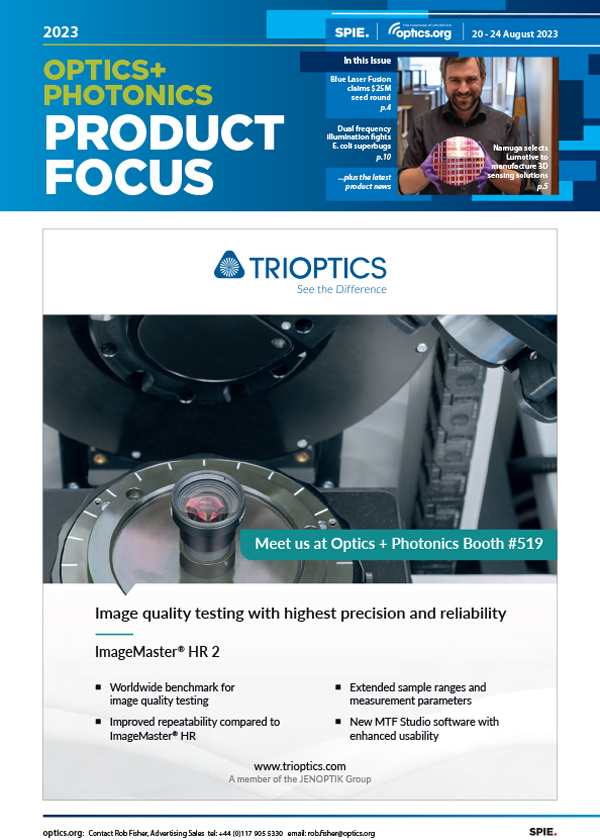 Product Focus Magazine - Optics - 2023