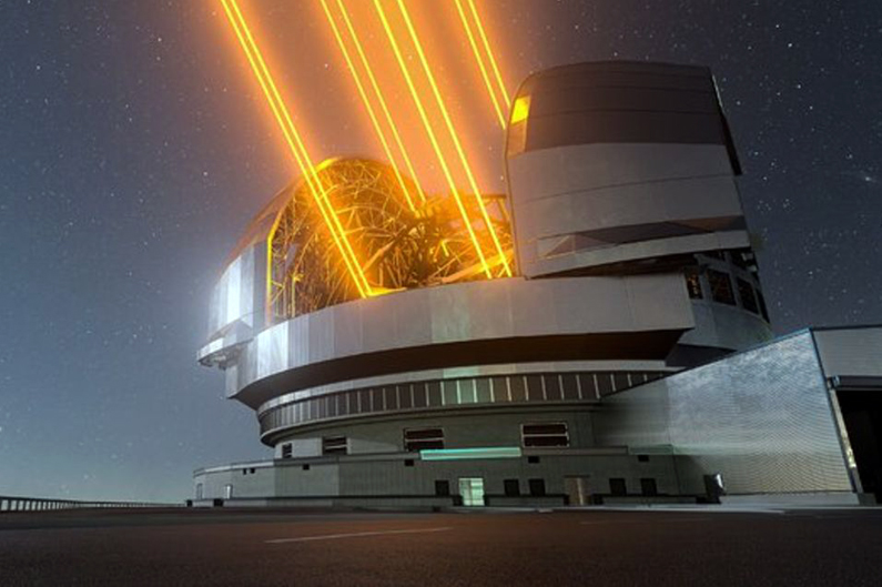 Follow that star! Artist's rendering of ESO's Extremely Large Telescope (ELT). Credit: ESO.
