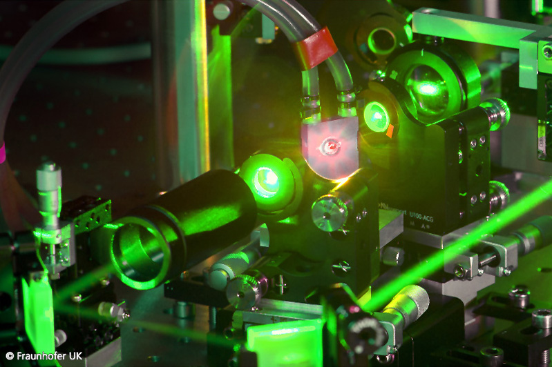 CAP develops complex lasers and optical systems targeting pressing challenges across key areas such as space, security and defence. Image: Fraunhofer CAP.