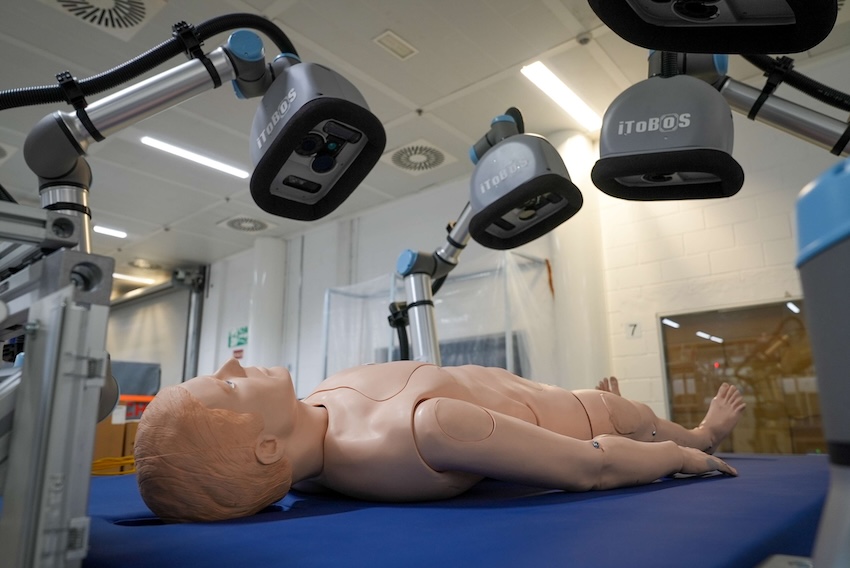 Skin cancer prevention using the full body scanner developed by the iToBoS Project. Credit: iToBoS/CORDIS project page. 