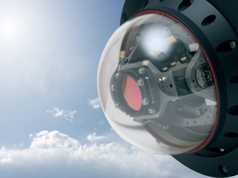 The US Air Force wants QCL-based infrared countermeasures for more compact missile-defeat systems that could be used to protect smaller aircraft that are not suitable for the current generation of bulkier IRCM systems. Chalcogenide optics work in the mid-infrared spectral range at which QCLs emit. Photo: Selex ES.
