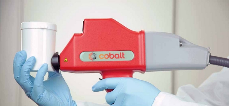 Raman is usually seen as a technique for surface analysis, but thanks to pioneering research at the UK's Central Laser Facility Cobalt Light Systems is able to offer equipment capable of identifying liquids, powders and other materials inside opaque containers. Image: Cobalt Light Systems.