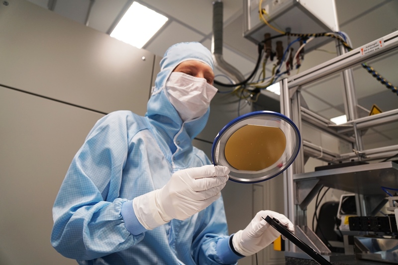 Philips Photonics is ready to scale up VCSEL production capacity at its site in Ulm, Germany, in response to sharply rising demand for the devices in 3D sensors for smartphone security and identification. Automotive lidar could be another major growth market in the next few years. Photo: Philips Photonics.