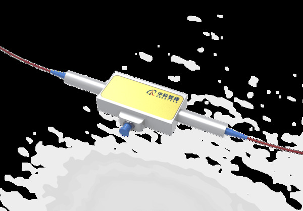 Fiber coupled AOM (Acousto Optic Modulator) 
