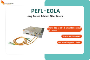 The PEFL-EOLA: 1.5 &mu;m pulsed fiber lasers  