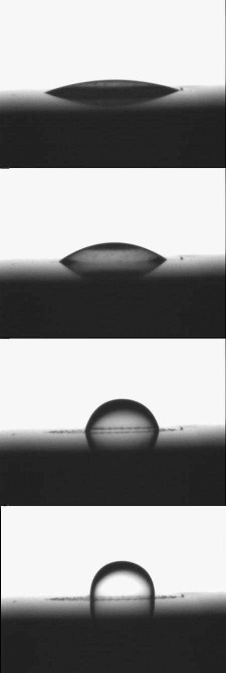 Varioptic lens deformation