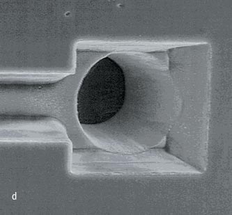 Inkjet nozzle drilling