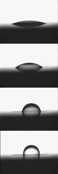 Varioptic lens deformation