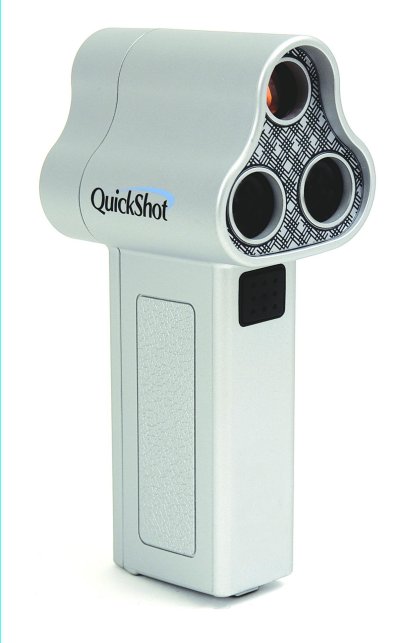 Laser rangefinder for golfers