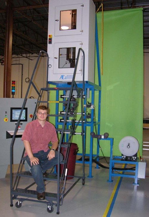 Fiber draw tower facility at Polytechnique de Montreal, Canada