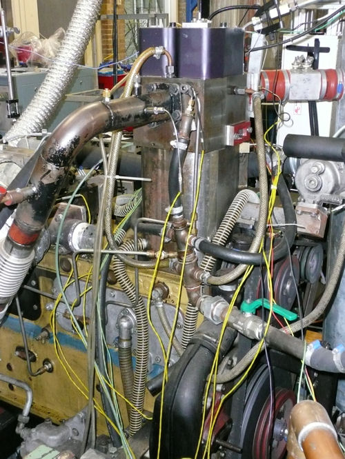 laser induced incandescence is helping researchers in the Netherlands locate exactly where soot is generated. The aim is to understand optimal engine conditions and in turn reduce soot emission Radboud University