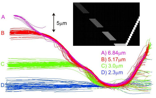 Optical tweezers sort particles