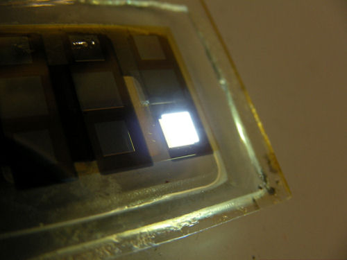 white organic light emitting device WOLED exhibits high power efficiency. From Shuit-Tong Lee, a professor at City University of Hong Kong