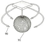 Laser device to deter birds from landing