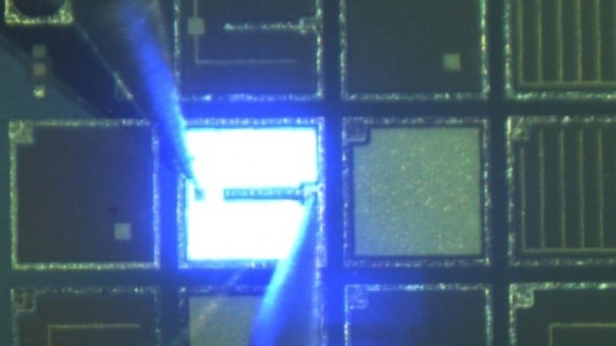 GaN-on-silicon LED