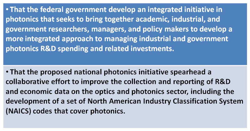 Harnessing Light 2: key recommendations