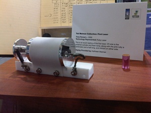 Maiman laser replica