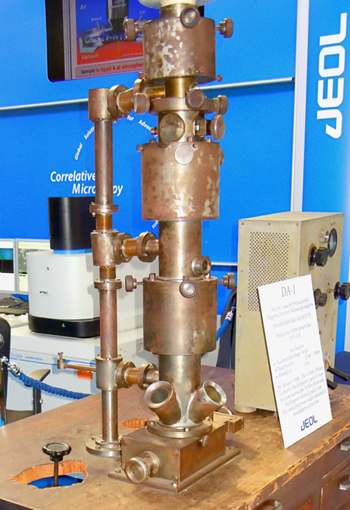 DA1: world’s first Magnetic Electron Microscope, built in 1948 by DKK (Jeol).