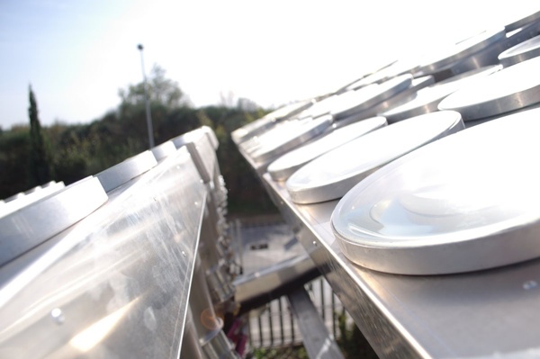 All-glass concentrator