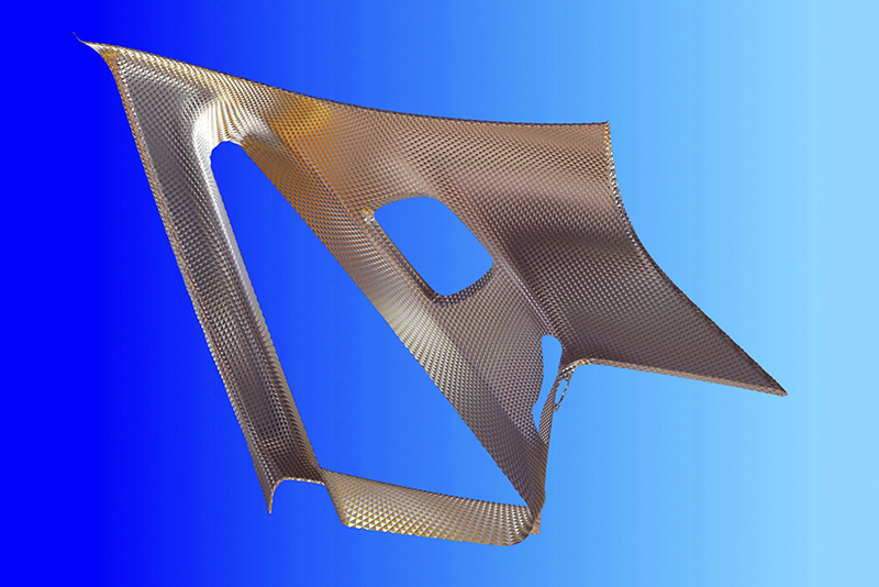 Simulation software enables users to view the laser-structured surface.