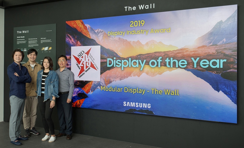 Samsung and 'The Wall' microLED display Samsung and 'The Wall' microLED display