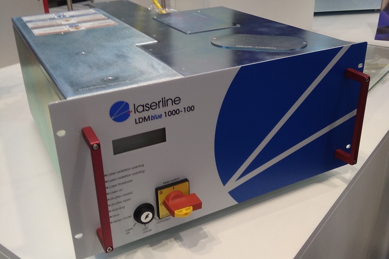 Laserline's kilowatt-level blue diode laser