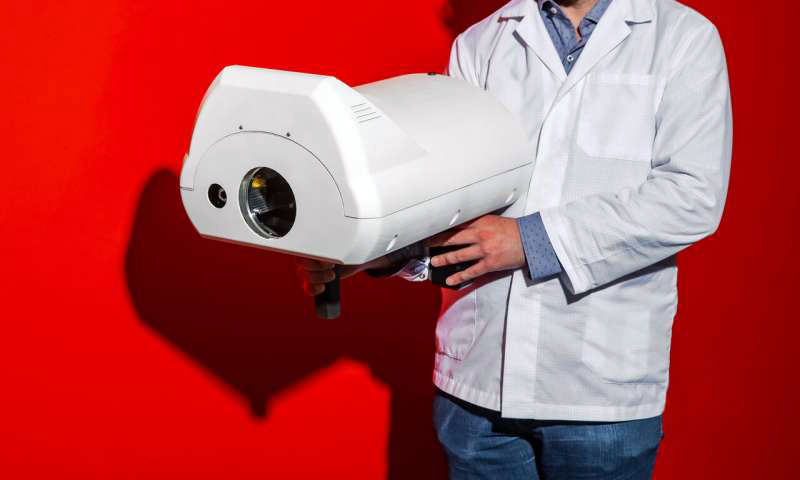 Portable: hand-held scanner for diverse hazardous substances.