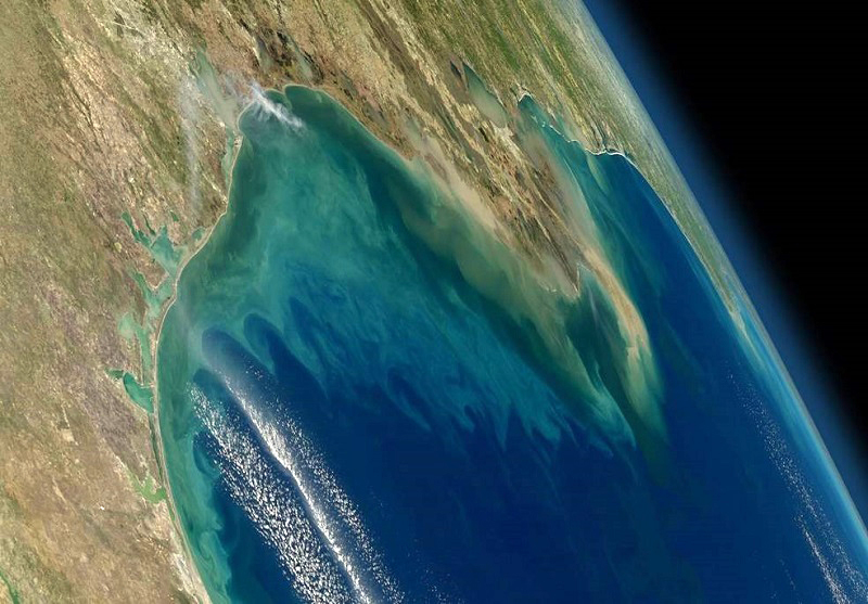 Mexican waves: a NASA view of the Gulf of Mexico, to be monitored by GLIMR.