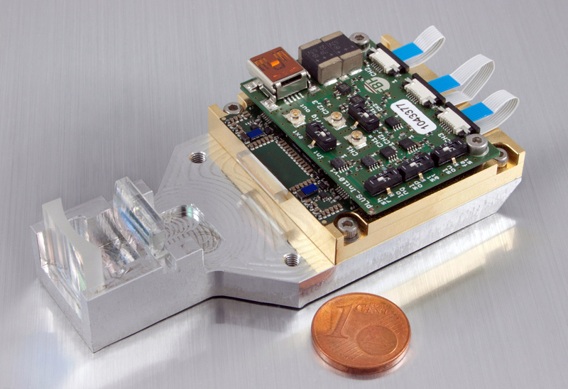 Pulse laser source for line scanners (LiDAR).