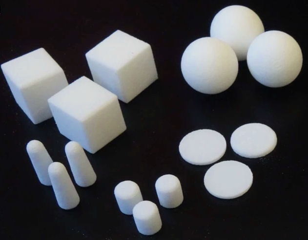 Germ-free: Parts made from 1% B65003 composite material. 