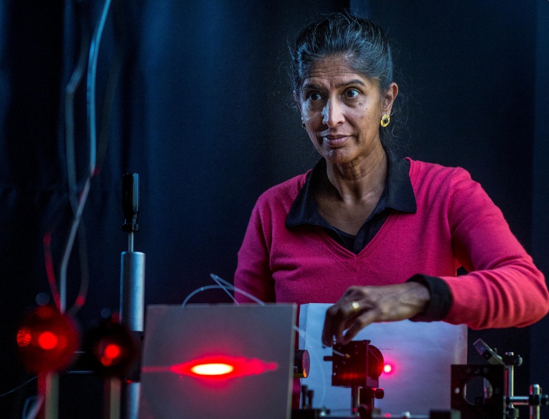 Future SPIE President Prof. Anita MahadevanJansen.