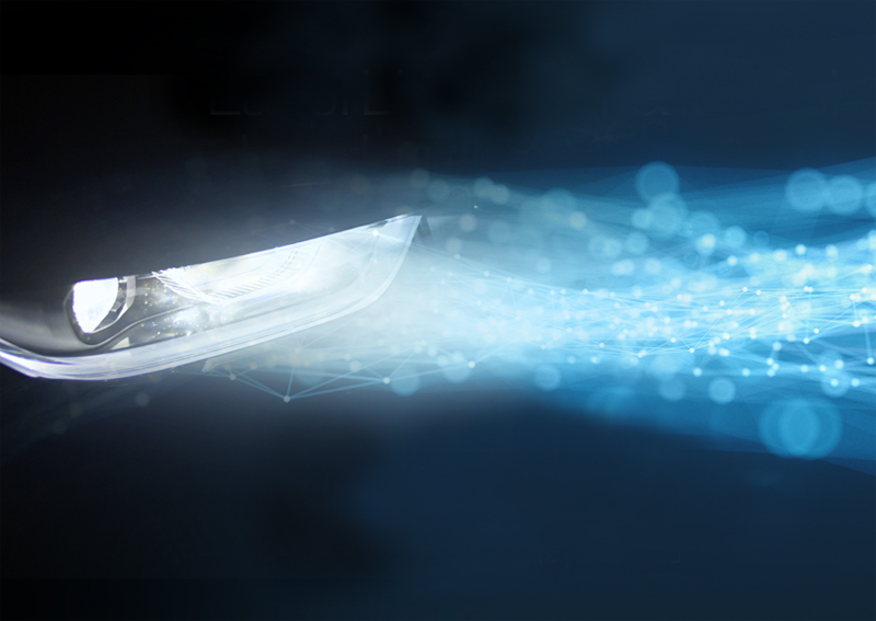 SLD Laser: LiFi communication.