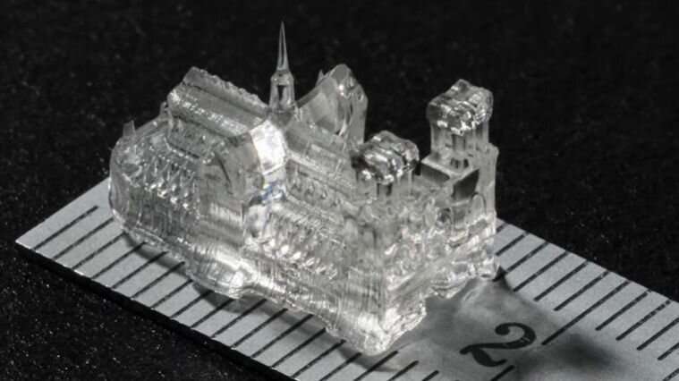 Notre Dame de Paris: Restored (in miniature) in a matter of seconds.