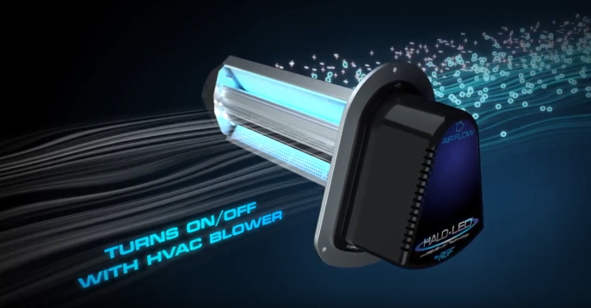 RGF’s air conditioning system with Violeds technology.