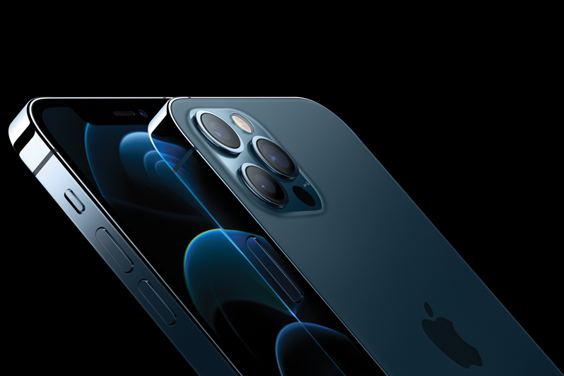 iPhone 12 Pro and Pro Max feature enhanced optics; the latter a LiDAR scanner.