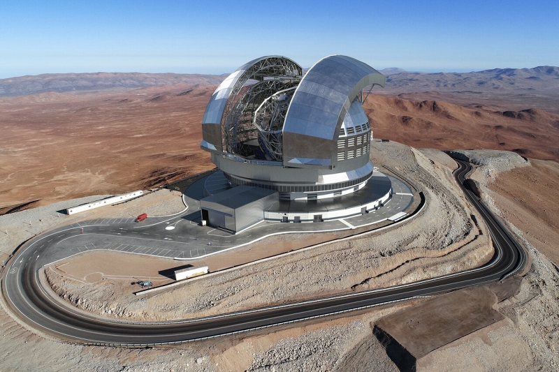 ELT site at Cerro Armazones (artist rendering)