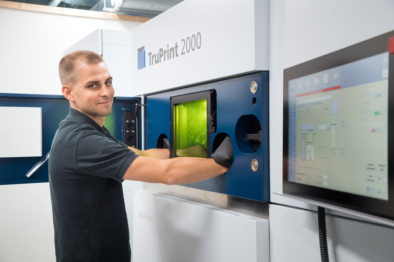 New TruPrint 2000 3D printer.