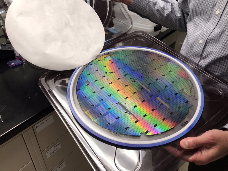 AIM Photonics' sensors project is developing photonic integrated chips.