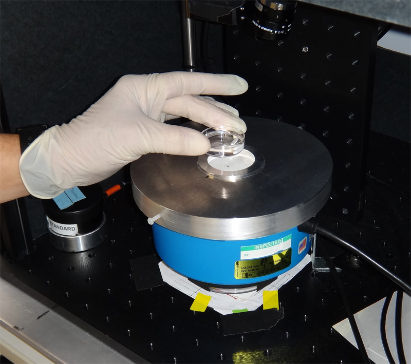 NIST's UV wavelength efficacy testing. NIST's UV wavelength efficacy testing.