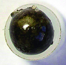 Laser-melted regolith.