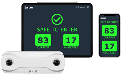 Safe spacing: Flir's Occupancy Management Solution.