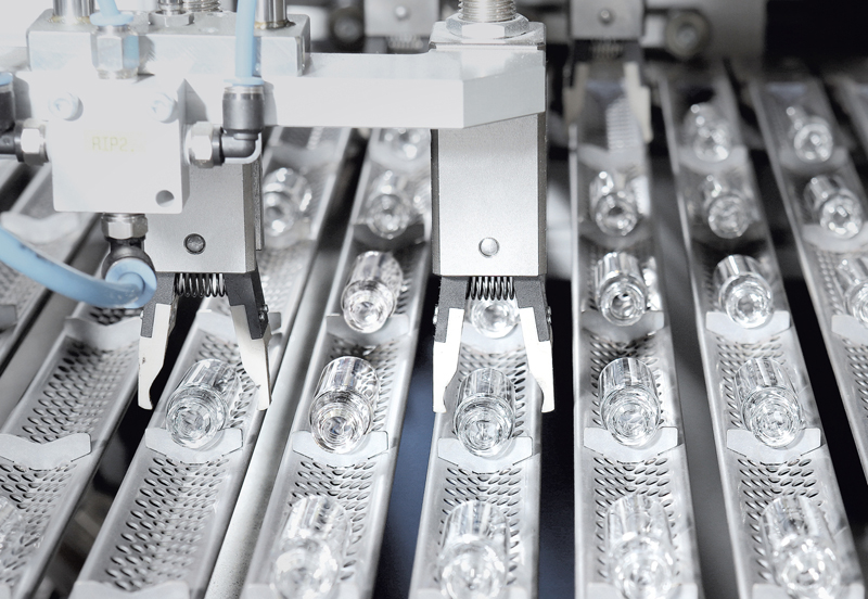 Glass vials as packaging for a potential Covid-19 vaccine. 