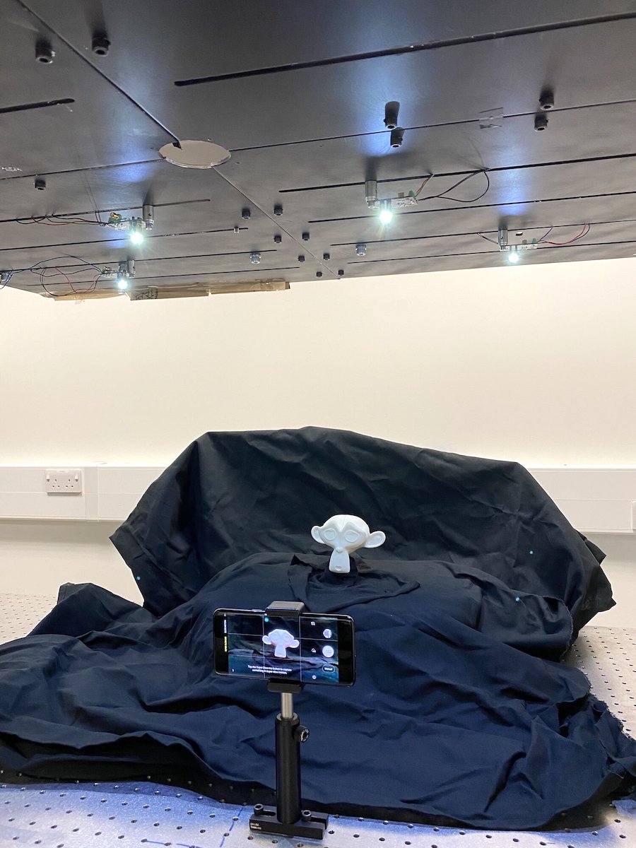 Monkey seen: imaging with overhead LEDs