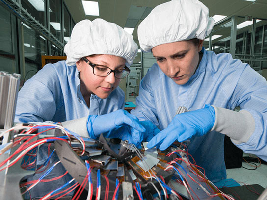 Fermilab pioneers the research and development of particle detection.