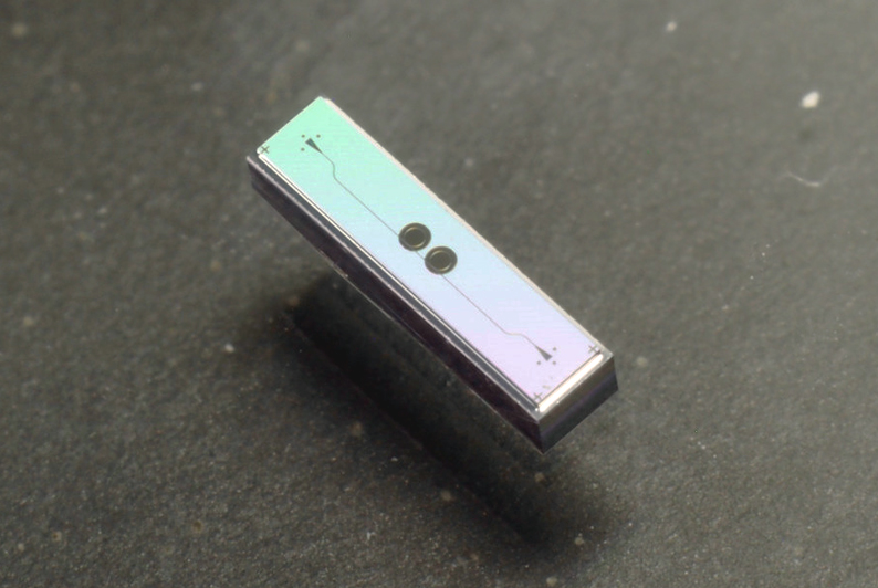 Early iteration of the sensors being used as part of the new optical chips.