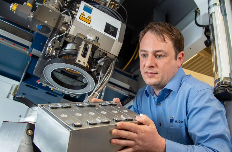 Laser solutions from Trumpf for lithium battery manufacturing.