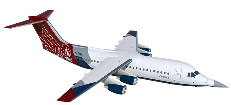 High BIAS2 focus: a BAE Systems test aircraft.