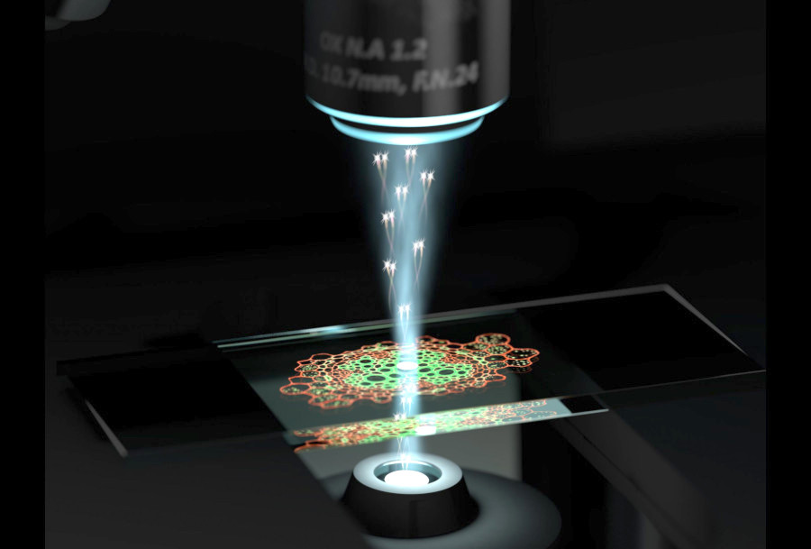 Beneficially entangled: lower intensities needed